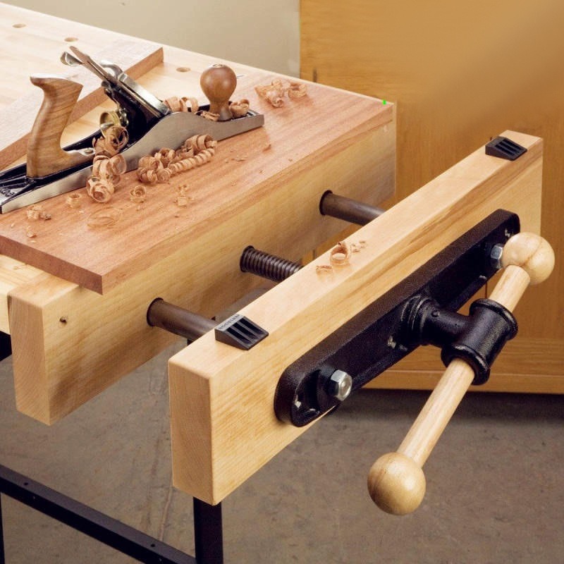 Woodworking Front Vise - Ragum Depan Lepas Cepat 7/10.5 Inci