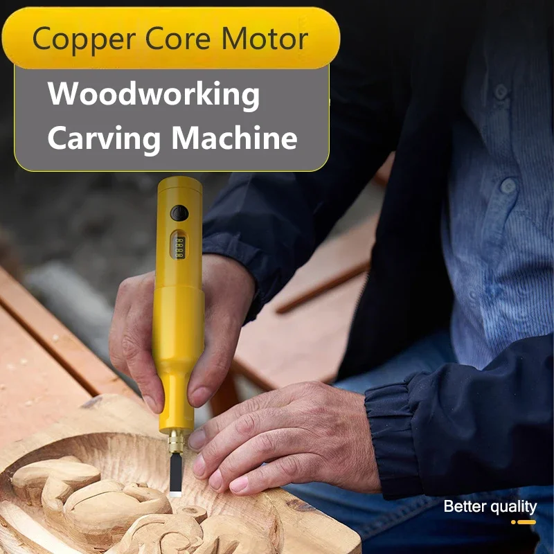 Woodworking Class - 20 Buah Set Mesin Ukir Elektrik