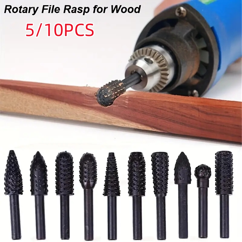Woodworking Rasps And Files - Set mata bor Rotari 6mm, 5