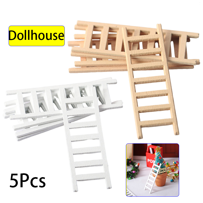 Woodworking Kids Toys - 5 Buah 1:12 Furnitur Miniatur Rumah