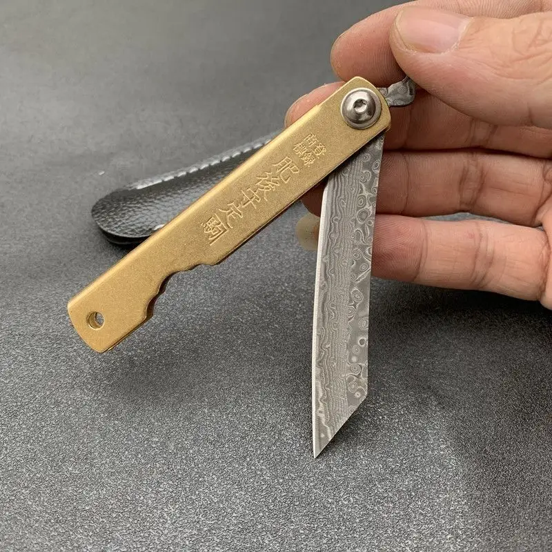 Woodworking Japanese Tools - Higonokami pisau lipat saku Mini Jepang