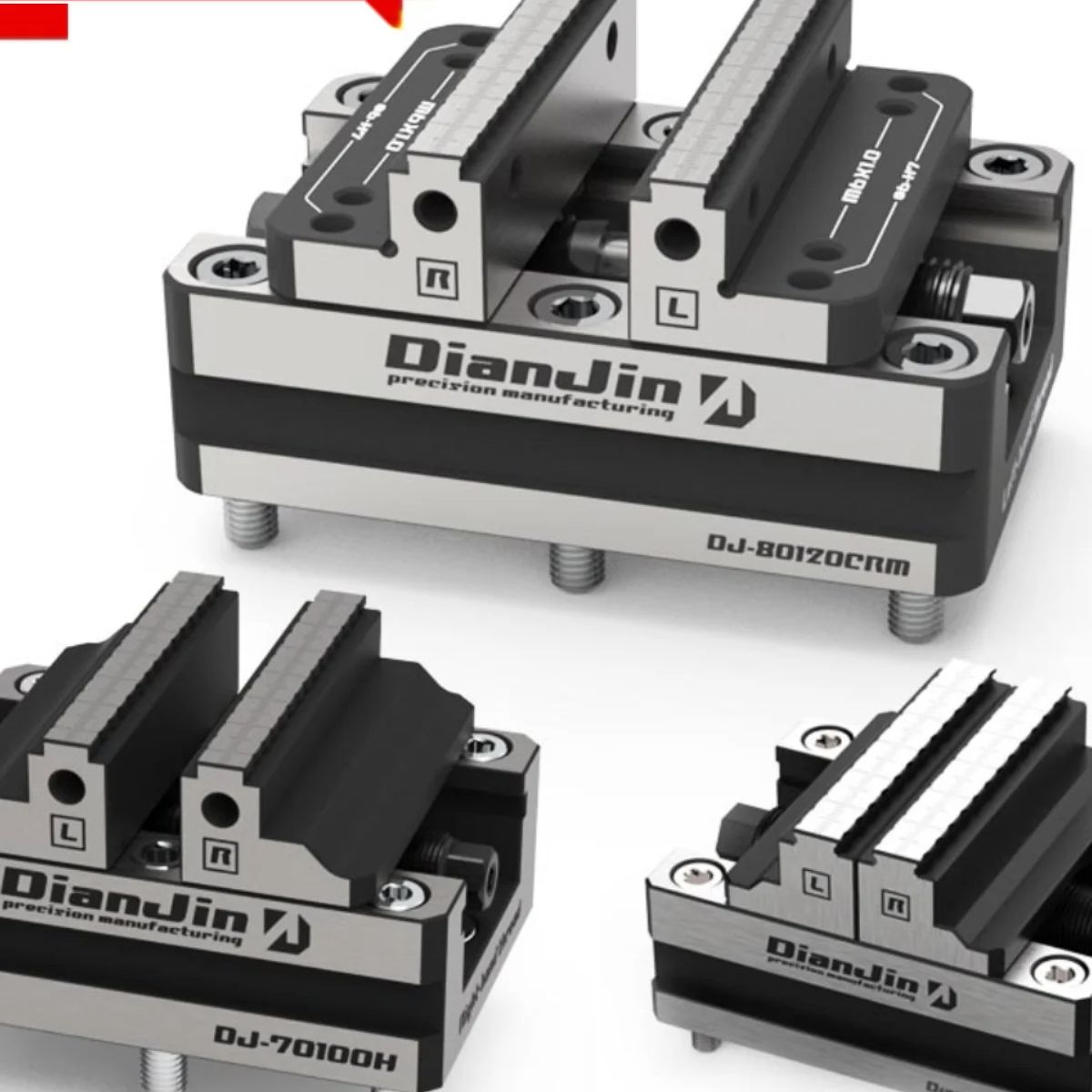 Woodworking Front Vise - 4-5 Axis DJ-70100H Fixture Self-centering Vise