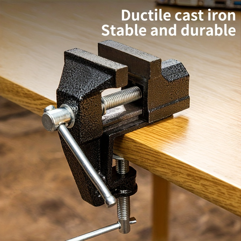 Woodworking Front Vise - 1-Piece Bench Vise, Small Bench Vise,
