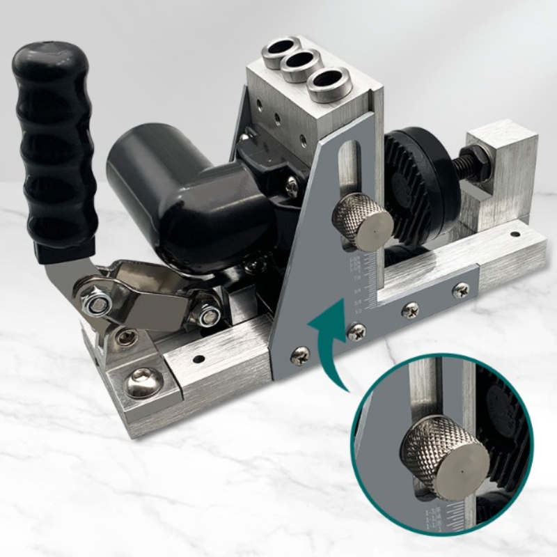 Pocket Hole Drill Guide Jig Ki - Woodworking Dust Collection ulasan dan harga