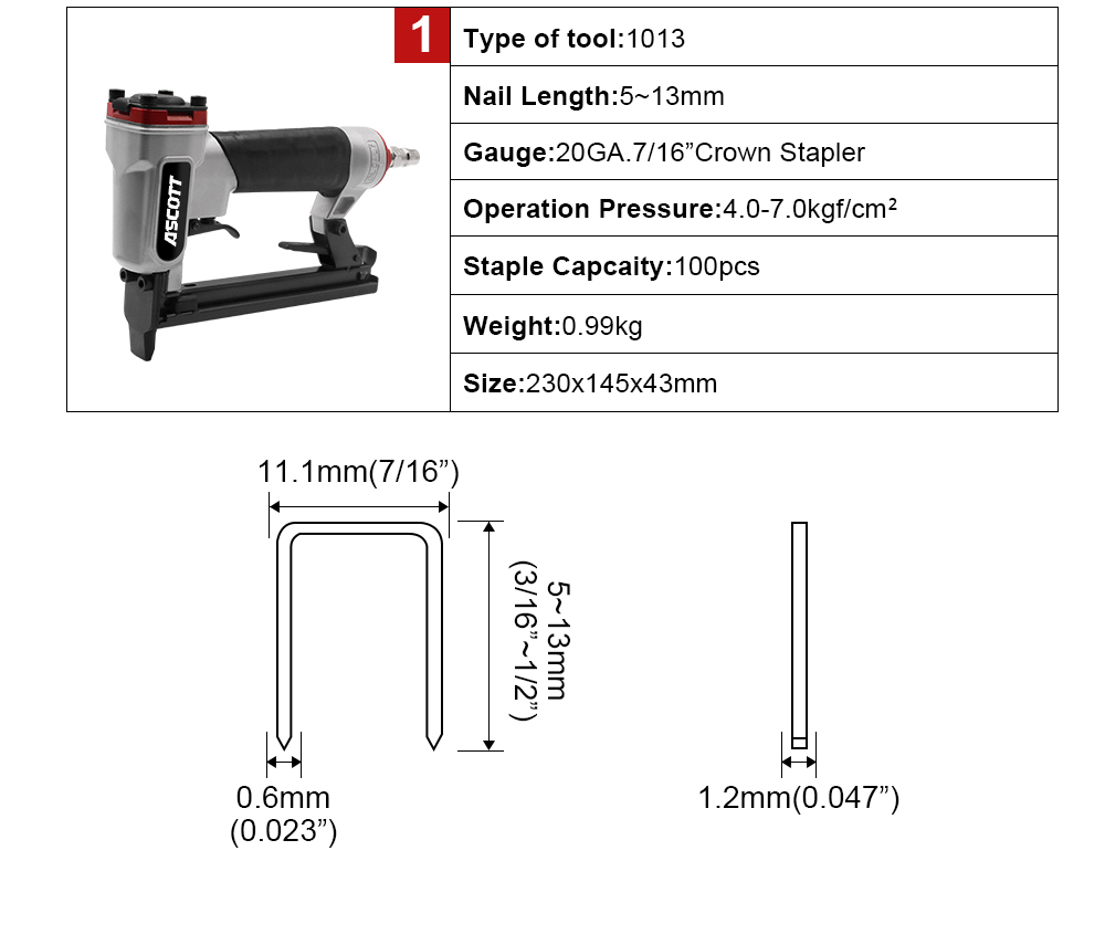 Paku Tembak Pneumatik Otomatis - Woodworking Industries ulasan dan harga