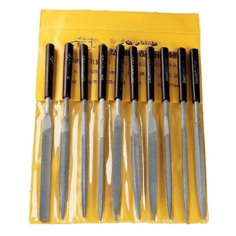 10pcs/set Set Kikir Jarum Loga - Woodworking Rasps And Files ulasan dan harga