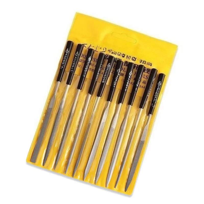10pcs/set Set Kikir Jarum Loga - Woodworking Rasps And Files ulasan dan harga