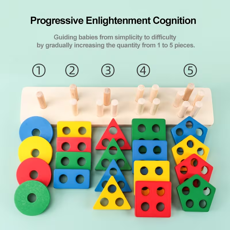 Permainan Kayu Montessori Main - Woodworking Kids Toys ulasan dan harga