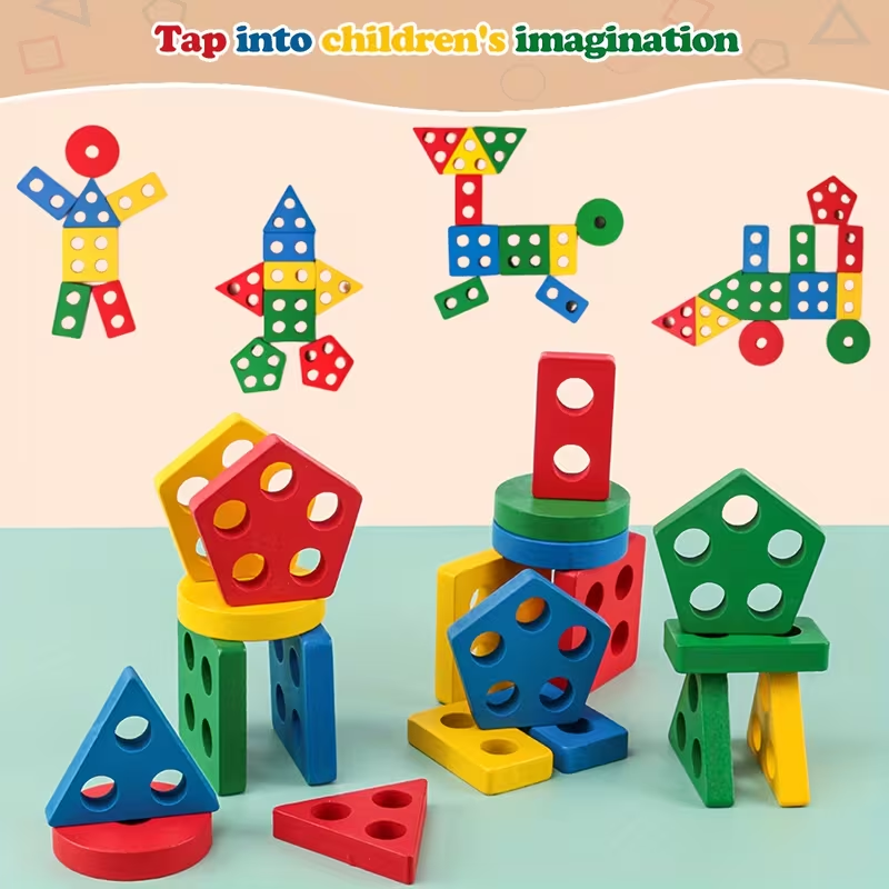 Permainan Kayu Montessori Main - Woodworking Kids Toys ulasan dan harga