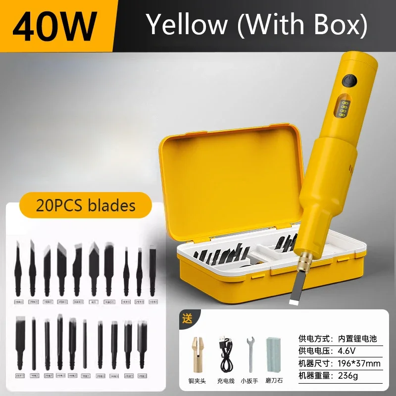 20 Buah Set Mesin Ukir Elektri - Woodworking Class ulasan dan harga