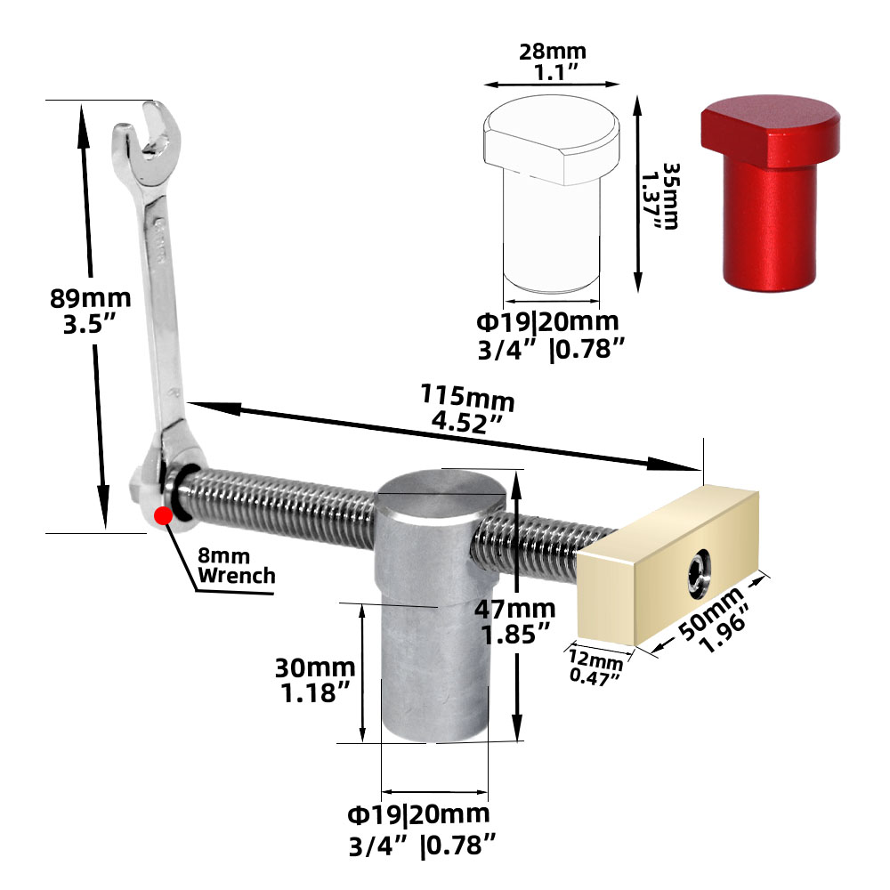 Penjepit rem anjing, alat tuka - Woodworking Front Vise ulasan dan harga