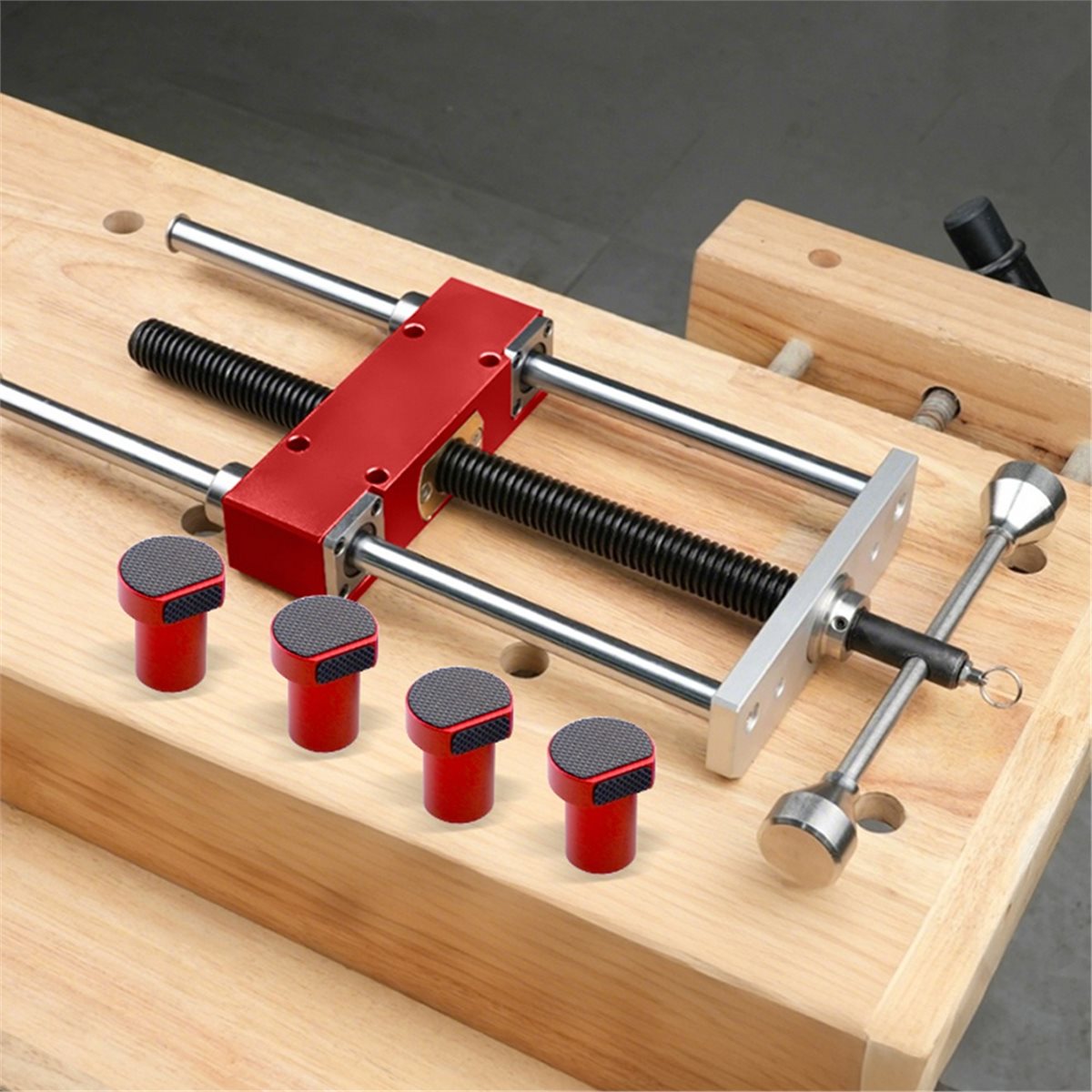 Set Penjepit Meja Kerja DT35BG - Woodworking Front Vise ulasan dan harga