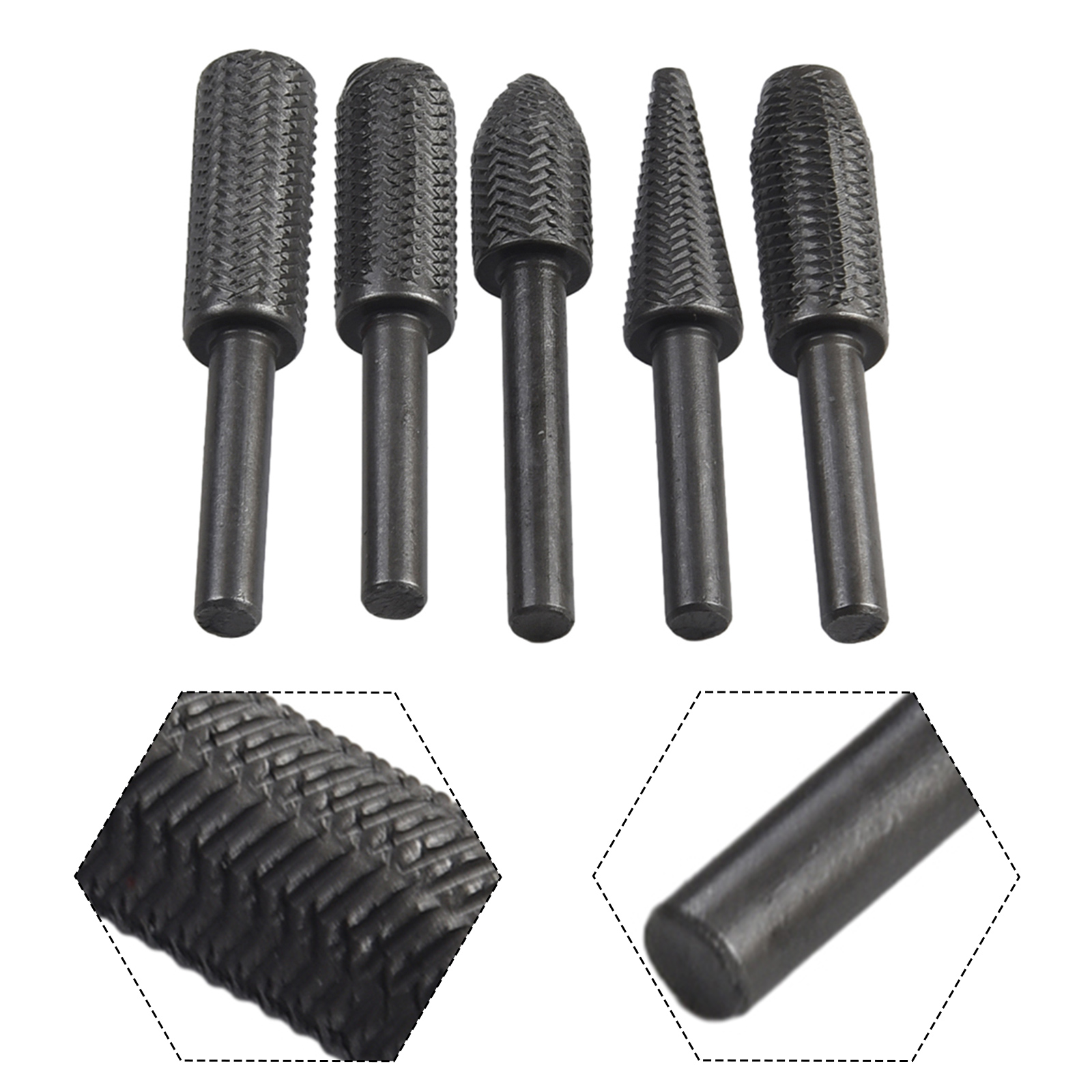 5 Buah Set Kikir Putar Potong  - Woodworking Rasps And Files ulasan dan harga
