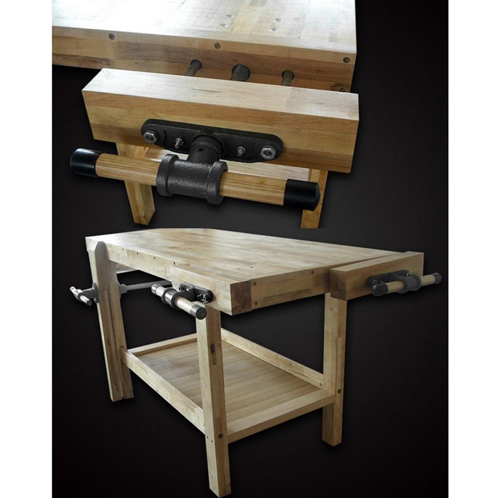 Klem Tukang Kayu Besi Cor Luna - Woodworking Front Vise ulasan dan harga