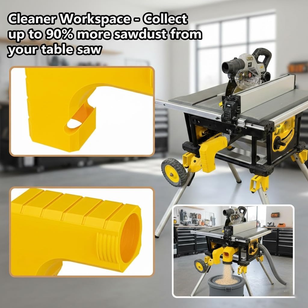 Adaptor Pengumpul Serbuk Gerga - Woodworking Dust Collection ulasan dan harga