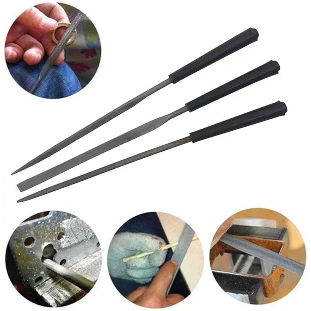 Set Kikir Jarum 3 Buah, Kikir  - Woodworking Rasps And Files ulasan dan harga