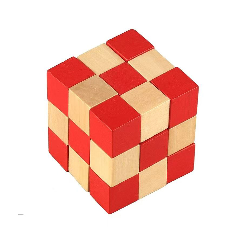 Teka-teki Kubus Ular Kayu Lati - Woodworking Kids Toys ulasan dan harga
