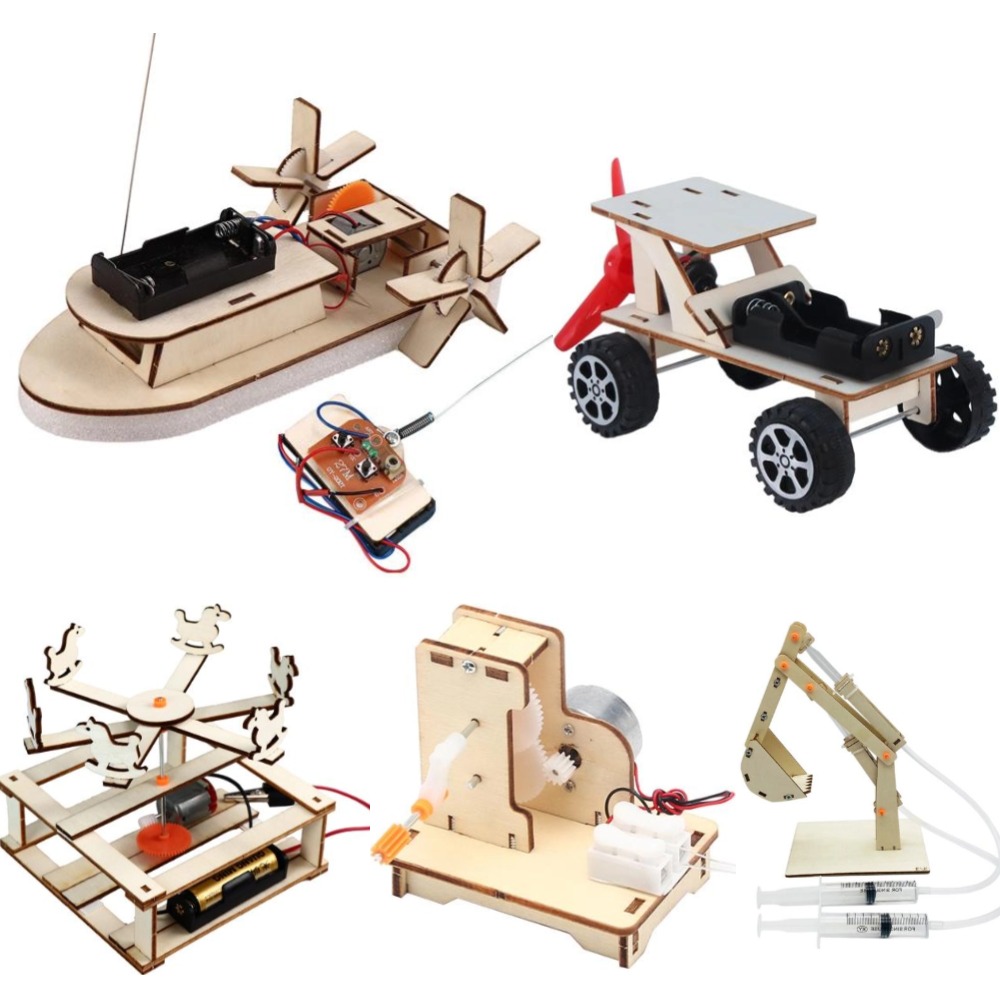 Model perahu DIY mainan sains  - Woodworking Kids Toys ulasan dan harga