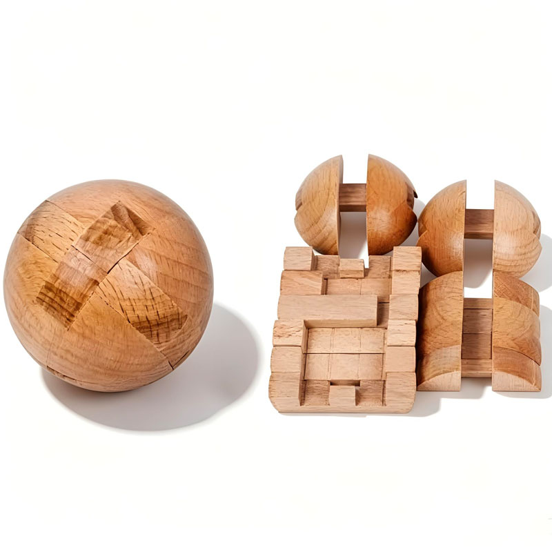 Puzzle Kayu Klasik Bola Ajaib  - Woodworking Kids Toys ulasan dan harga