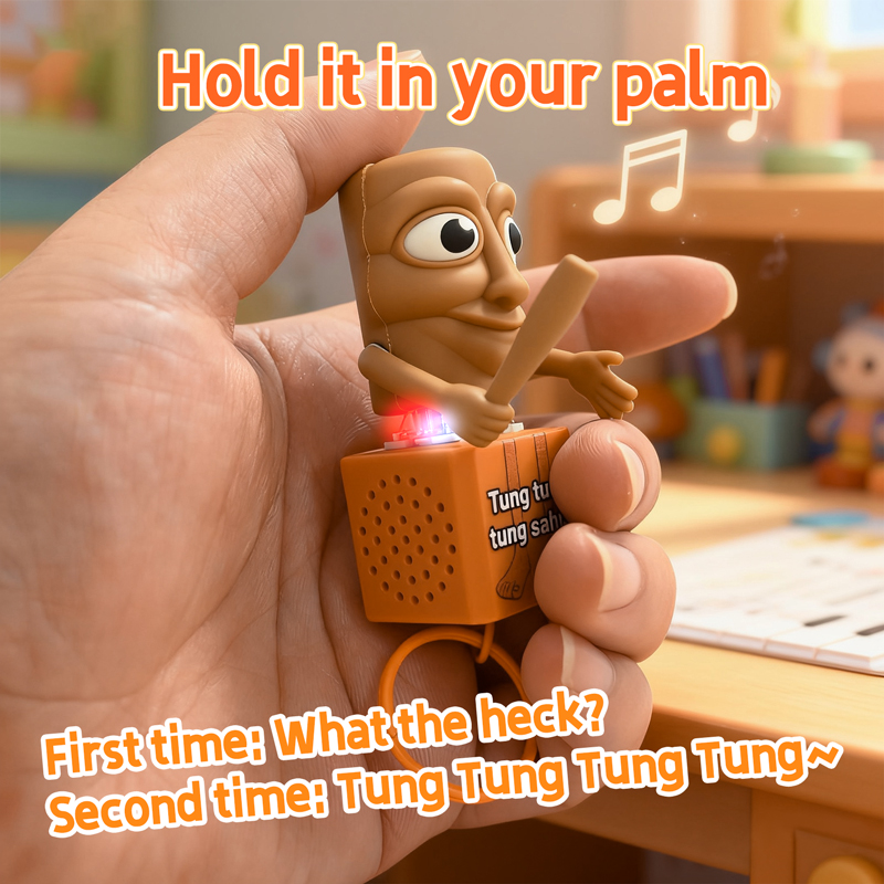 Gantungan Kunci Tung Tung Tung - Woodworking Kids Toys ulasan dan harga
