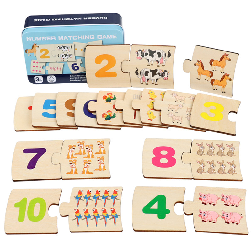 Papan Puzzle Kayu Bentuk Hewan - Woodworking Kids Toys ulasan dan harga