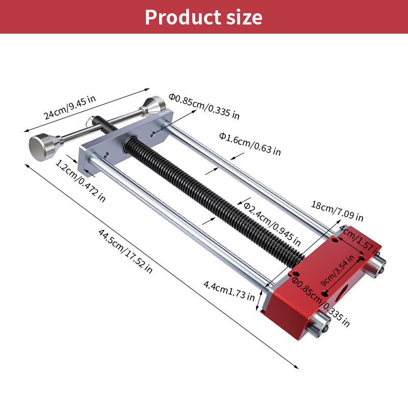 Penjepit Inersia Depan Meja Ke - Woodworking Front Vise ulasan dan harga