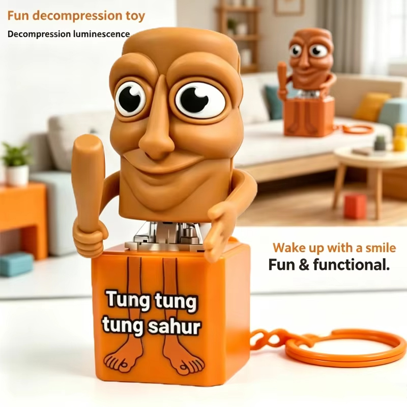 Gantungan Kunci Tung Tung Tung - Woodworking Kids Toys ulasan dan harga