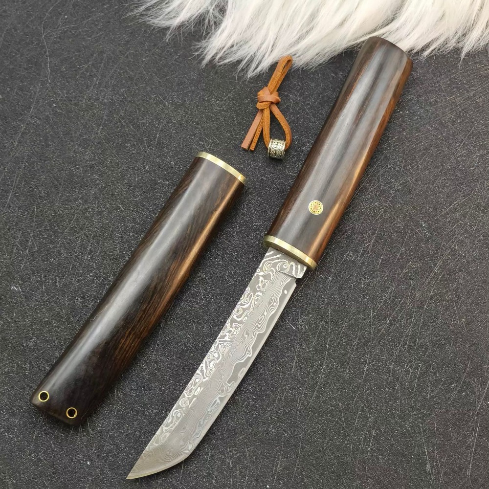 Pisau Tanto Damascus VG10 Keke - Woodworking Japanese Tools ulasan dan harga