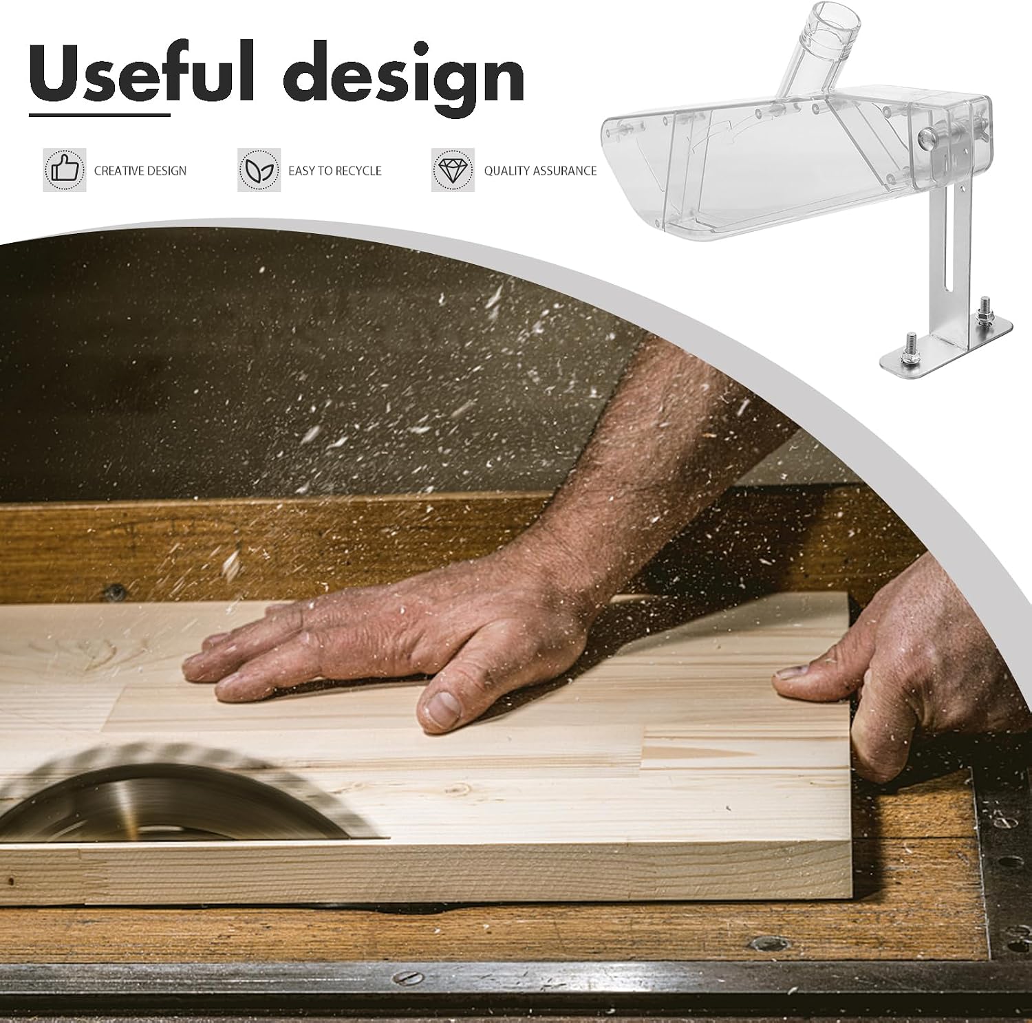 Penutup Pelindung Gergaji Meja - Woodworking Dust Collection ulasan dan harga