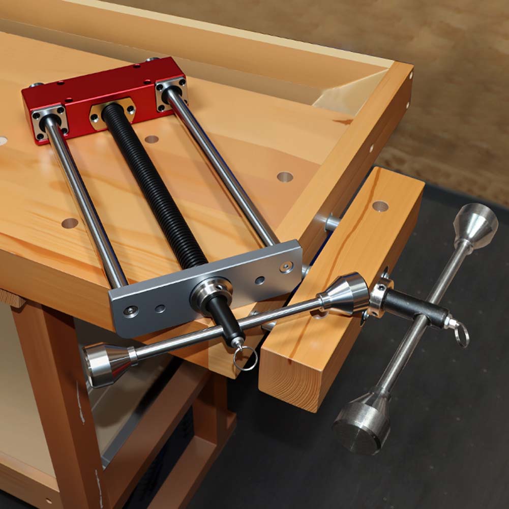 Vise Pertukangan Kayu Tugas Be - Woodworking Front Vise ulasan dan harga