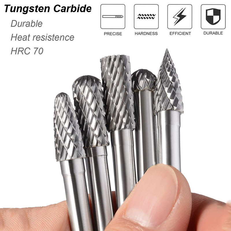 Set Mata Bor Tungsten Carbide  - Woodworking Rasps And Files ulasan dan harga